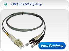 62.5/125 OM1 Duplex Patchcords GREY